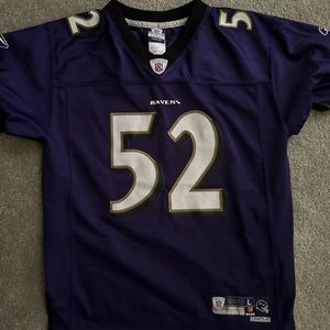 Ray Lewis Purple Ravens Football Jersey